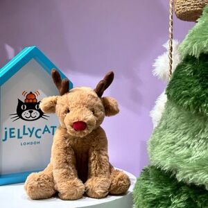 Jellycat Brown Reindeer Plush Toy AUTHENTIC NWT